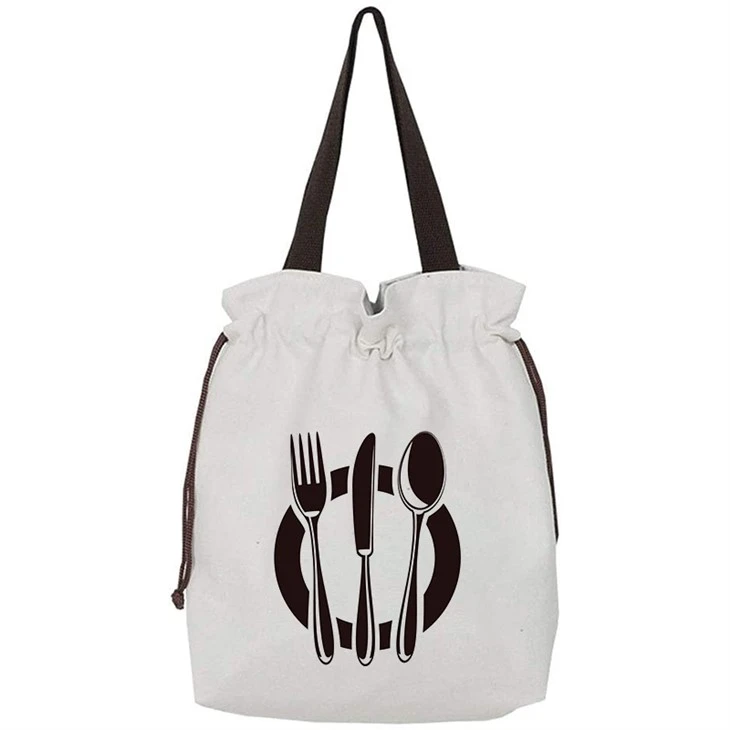 Canvas Soft Lunch Bag